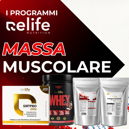 Programma "Massa Muscolare" - 4 prodotti